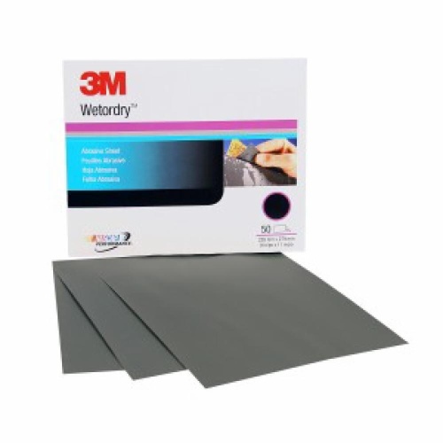3M 7000042501 - 3M Wetordry™ Abrasive Sheet 401Q, 02021, 1000, 5 1/2 in x 9 in