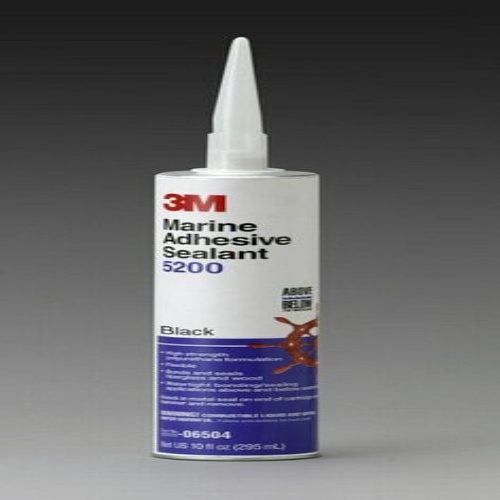 3M 7000042727 - 3M Marine Adhesive Sealant 5200, Black, 295 mL Cartridge