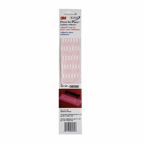 3M 7000045704 - 3M Press-In-Place Emblem Adhesive, 08069, 2 in x 12 in