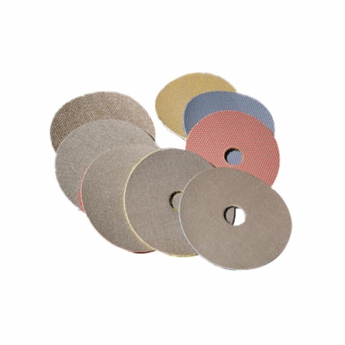 3M 7000120360 - 3M Flexible Diamond QRS Cloth Disc 6002J, M250, Pattern 21, Green, 1 in x NH, Die 100N