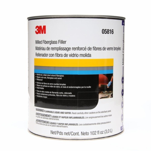 3M 7000120440 - 3M Milled Fiberglass Body Filler, 05816, 1 gal