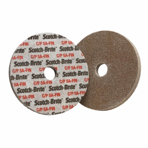 3M 7000120675 - 3M Scotch-Brite™ Cut and Polish Unitized Wheel, CP-UW, 7A Medium, 2 in x 1 in x 1/4 in