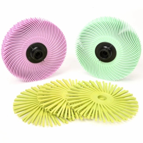 3M 7000121004 - 3M Scotch-Brite™ Radial Bristle Disc, 9/16 in x 1/16 in Polish 2