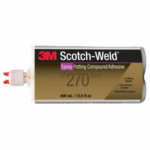3M 7000121252 - 3M Scotch-Weld™ Epoxy Potting Compound DP270, Black, 200 mL Duo-Pak