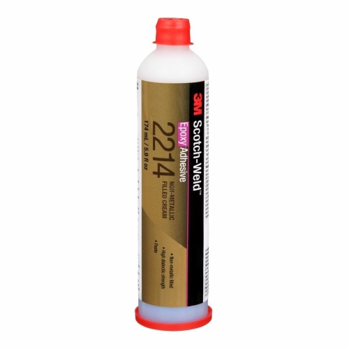 3M 7000121273 - 3M Scotch-Weld™ Epoxy Adhesive 2214, Non-Metallic Filled, Cream, 6 oz Cartridge