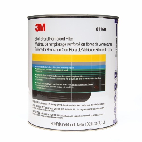 3M 7000125043 - 3M Short Strand Reinforced Filler, 01160, 1 gal