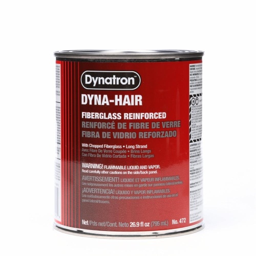 3M 7000125050 - 3M Dynatron™ Dyna-Hair Long Strand, Filler 472, 1 qt