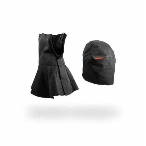 3M 7000126769 - 3M Speedglas™ Welding Helmet Throat and Side Protector 18-0099-68/37148(AAD), Leather