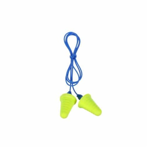 3M 7000127186 - 3M™ E-A-R™ Push-Ins™ Earplugs 318-1009, with Grip Rings, Corded, Poly Bag, 2000 Pair/Case