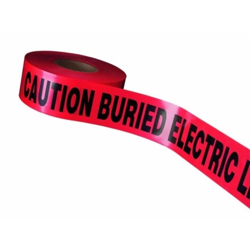 3M 7000133185 - 3M Scotch® Buried Barricade Tape 367, CAUTION BURIED TELEPHONE LINE BELOW, 3 in x 1000 ft, Orange