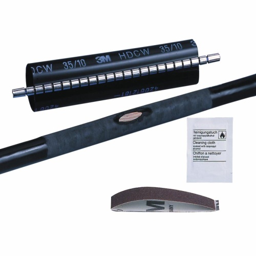 3M 7000138429 - 3M Wraparound Heat Shrink Cable Repair Sleeve HDCW-80/25-750, 1- 35 kV
