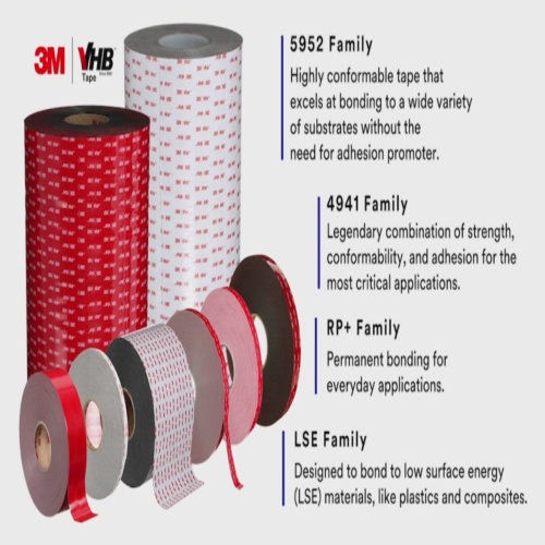 3M 7000143429 - 3M VHB™ Tape 4941, Gray, 48 in x 36 yd, 45 mil