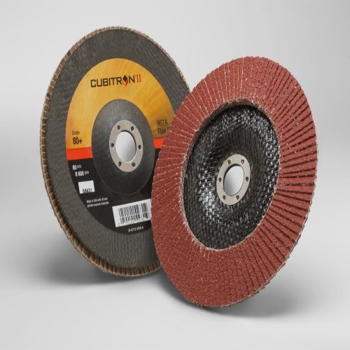 3M 7000148192 - 3M Cubitron™ II Flap Disc 967A, 80+, T29, 7 in x 7/8 in