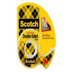 3M Scotch® Removable Double Sided Tape 238, 3/4 in x 200 in (19 mm x  5.08,m) - 7010292617