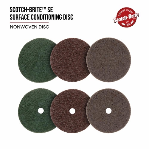 3M 7010294771 - 3M Scotch-Brite™ SE Surface Conditioning Disc, SE-DH, A/O Medium, 4 in x NH