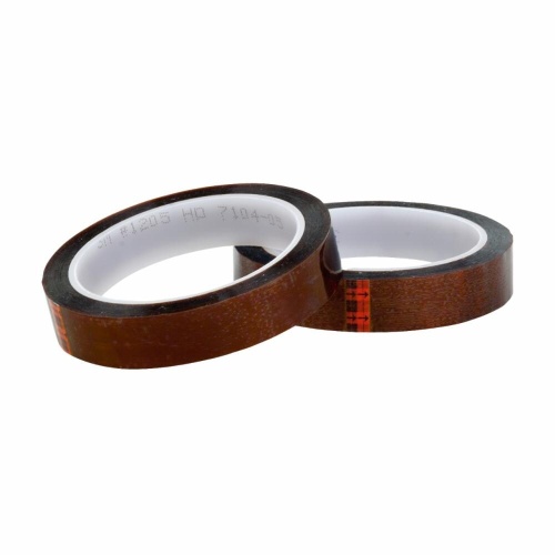3M 7010303999 - 3M Polyimide Film Electrical Tape 1205, Amber, Acrylic Adhesive, 1 mil,film, 1/4 in x 36 yd (6,35 mm x 33 m)