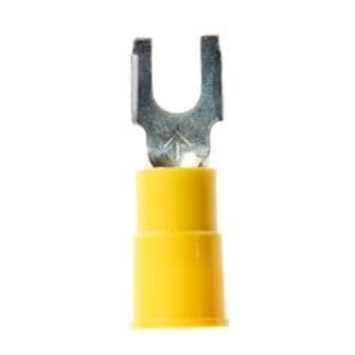 3M 7010304208 - Scotchlok™ Block Fork Vinyl Insulated, 50/bottle, MVU10-8FBX, suitable for use in a terminal block