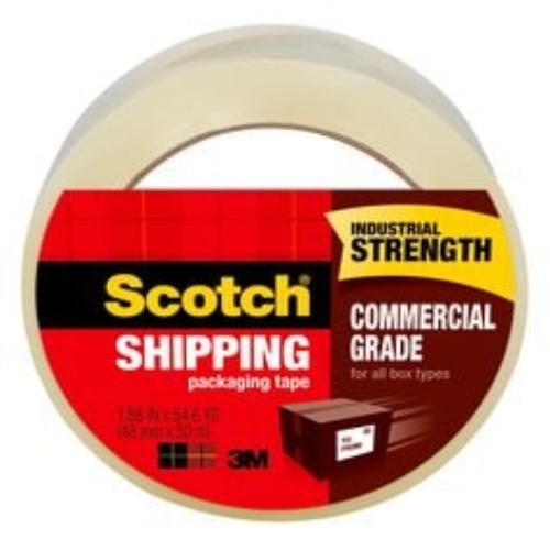 3M 7010311010 - 3M Scotch® Commercial Grade Shipping Packaging Tape 3750-CS48, 1.88 in x,54.6 yd (48 mm x 50 m)