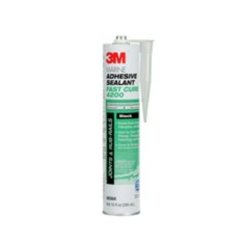 3M 7010330460 - 3M Marine Adhesive Sealant 4200FC, Fast Cure, Black, 295 mL Cartridge