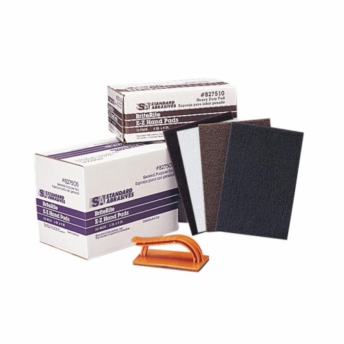 3M 7010330610 - 3M Standard Abrasives™ Buff and Blend GP Power Pad, 827600, 6 in x 9 in, A VFN