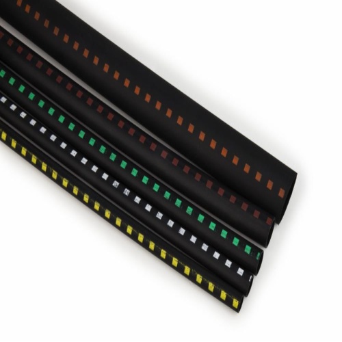 3M 7010349051 - 3M Automotive Heat Shrink Tubing SMS, .220 inch I.D., Yellow Squares, 50 mm Length