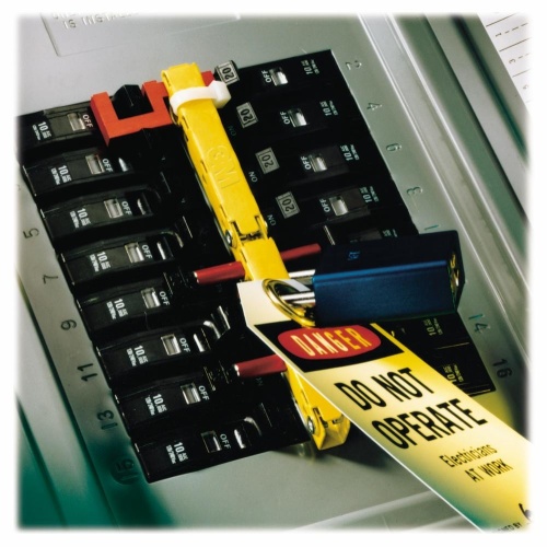 3M 7010349195 - PanelSafe™ Lockout System PS-1008, 1-in Spacing, 8 Slots, safeguards,your electrical machines and lighting and equipment