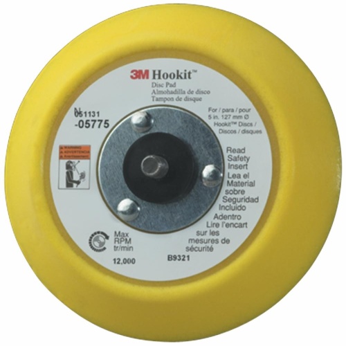 3M 7010361168 - 3M Hookit™ Bowling BaII Disc Pad 28844, 5 in x 1-1/4 in x 5/16-24
external