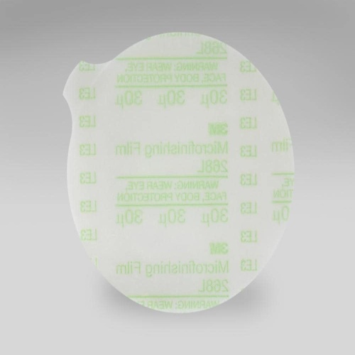 3M 7010365201 - 3M Hookit™ Microfinishing Film Disc 268L, 30 Mic IL, Type D, 5 in x NH, D/F 5HL, Die 500FH