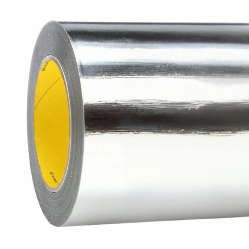 3M 7010379732 - 3M Aluminum Foil Tape 439, Silver, 12 in x 60 yd, 3.1 mil