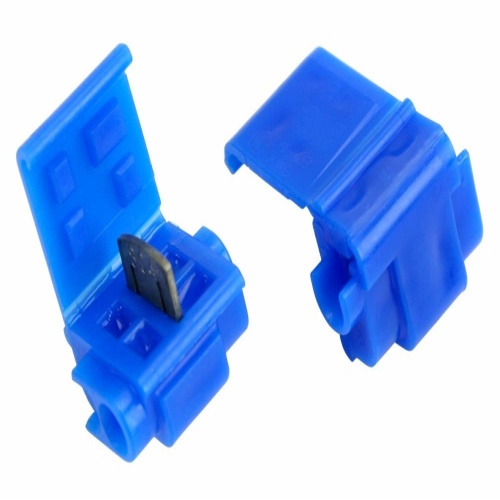 3M 7010398509 - Scotchlok™ Electrical IDC 804-100/BAG, Blue, 18-16 AWG,(solid/stranded), 14 AWG (stranded)