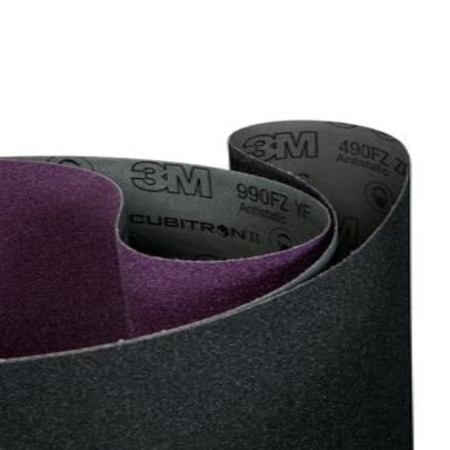 3M 7010517539 - SiC Cloth Belt 490FZ, P16 ZF-weight, 4 in x 132 in, Film-lok, Single-flex