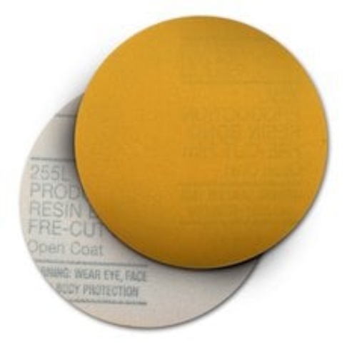 3M 7010532561 - Hookit™ Gold Film Disc 255L, P400, 6 in x NH, D/F 8HL, Die 600HY