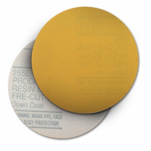 3M 7100031692 - 3M Hookit™ Gold Film Disc 255L, 01064, P150, 5 in x NH, D/F 5 HL, Die 500FH