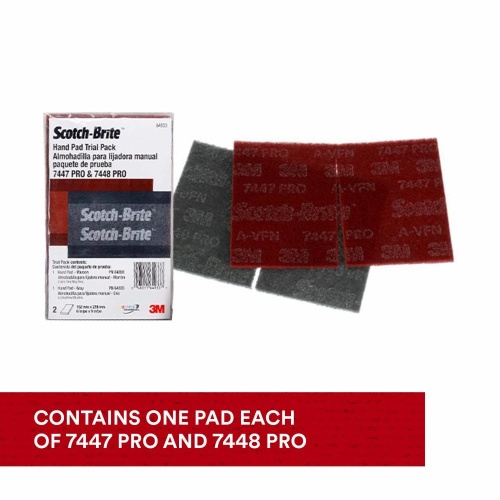 3M 7100033494 - 3M Scotch-Brite™ Pro Hand Pad Assorted Pack