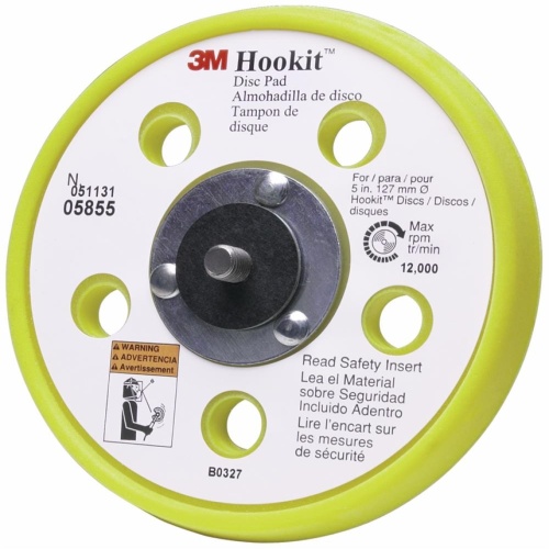 3M 7100059305 - 3M Hookit™ D/F Low Profile Disc Pad 25122, 6 in x 3/8 in x 5/16-24
External