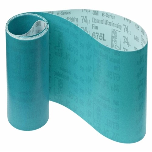 3M 7100060997 - 3M Diamond Microfinishing Film Belt 675L, 125 Mic 6MIL, Orange, 4 in x 72 in