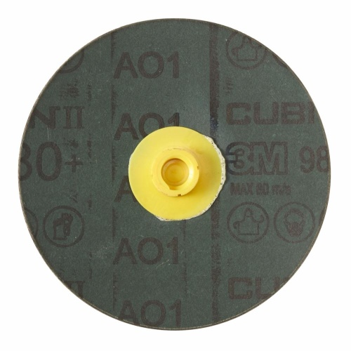 3M 7100096552 - 3M Cubitron™ II Roloc™ Fibre Disc 987C, 80+, TS, 4 in, Die RS400BB