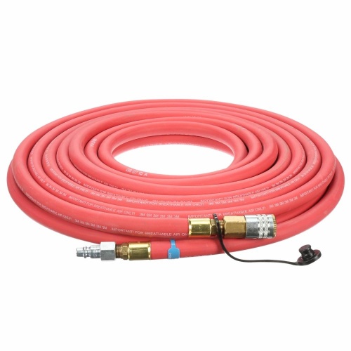 3M 7100097708 - 3M Supplied Air Hose W-3020-100/07035(AAD), 100 ft, 1/2 in ID, Industrial Interchange Fittings