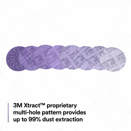 3M 7100106678 - 3M Cubitron™ II Hookit™ Film Disc 775L, 3 in x NH, 80+, D/F, Die 300DS