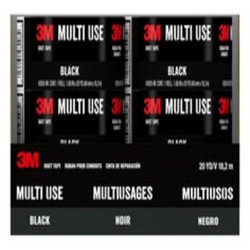 3M 7100107426 - 3M Duct Tape Black 3920-BK, 1.88 in x 20 yd (48 mm x 18,2 m)