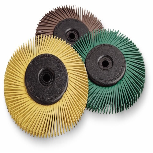 3M 7100138290 - 3M Scotch-Brite™ Radial Bristle Brush, 6 in x 1/2 in x 1 in 36 With Adapter