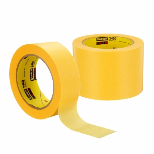 3M 7100141030 - 3M Scotch® Ultimate Paint Edge Masking Tape 2460, Gold, 1 in x 60 yd, 3.3,mil