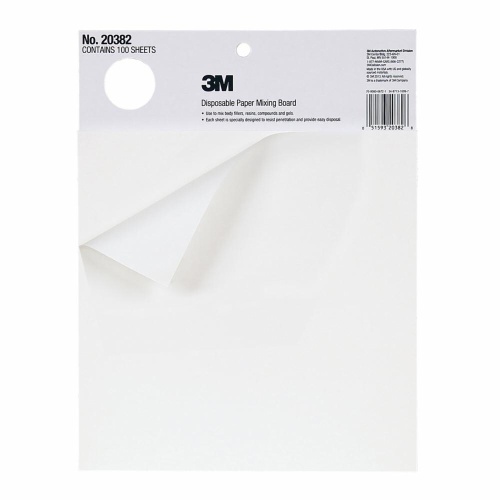3M 7100144396 - 3M Disposable Paper Mixing Board, 20382