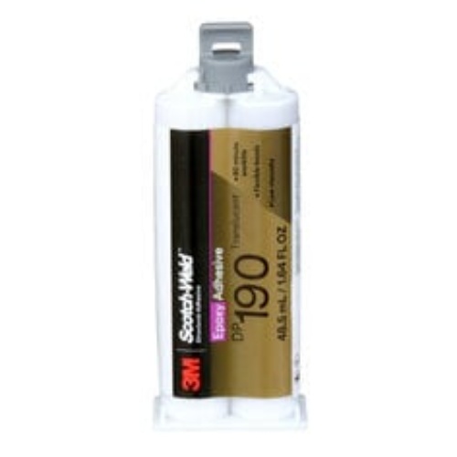 3M 7100148752 - 3M Scotch-Weld™ Epoxy Adhesive DP190, Translucent, 48.5mL Duo-Pak