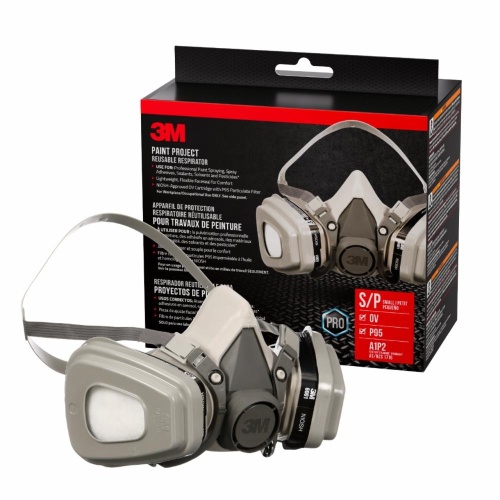 3M 7100158597 - 3M Performance Reusable Paint Project Respirator OV/P95, 6111P1-DC