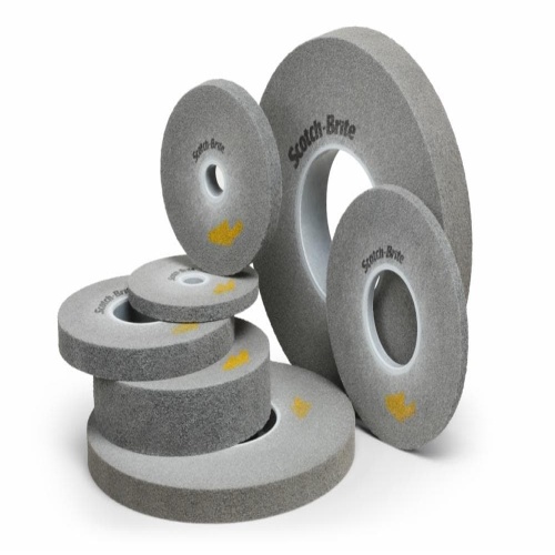 3M 7100159581 - 3M Scotch-Brite™ EXL Pro Deburring Convolute Wheel, EP-WL, 9S Fine, 4 in x 2 in x 1 in