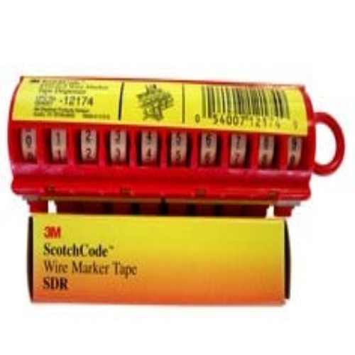 3M 7100165053 - 3M Wire Marker Tape Numbers SDR 70-79