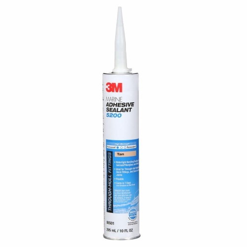 3M 7100176316 - 3M Marine Adhesive Sealant 5200, Tan, 295 mL Cartridge