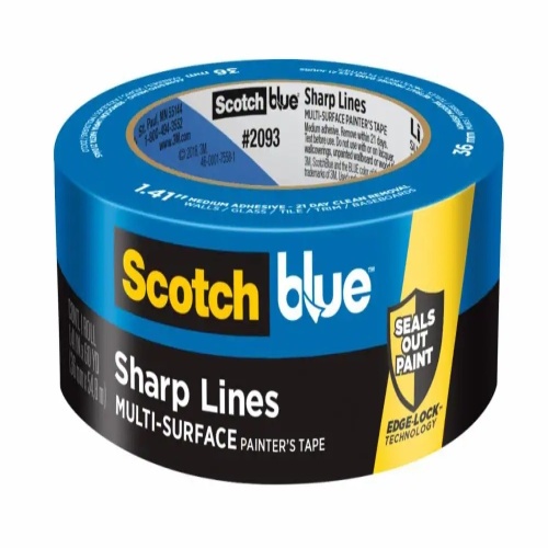 3M 7100184866 - 3M ScotchBlue™ Sharp Lines Painter’s Tape 2093-24NC, 0.94 in x 60 yd (24mm,x 54,8m)