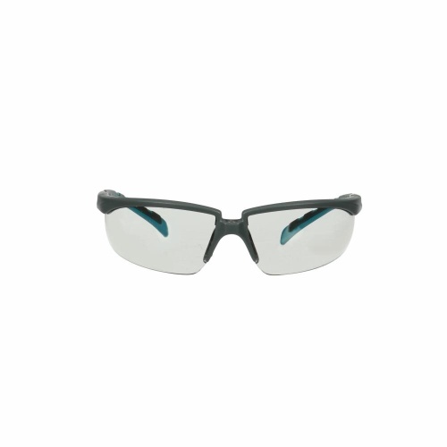 3M 7100203171 - 3M Solus™ 2000 Series, S2007SGAF-BGR, Gray/Blue-Green Temples, Scotchgard™ Anti-Fog Coating, I/O Gray AF-AS lens